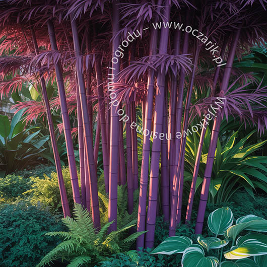 Bambus fioletowy Bamboo purple