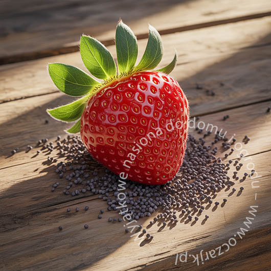 Nasiona Truskawka gigant Fragaria ananassa gigantea