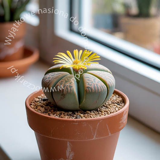 Nasiona Żywe kamienie Lithops pseudotruncatella
