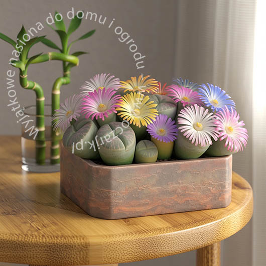 Nasiona Żywe kamienie Lithops pseudotruncatella